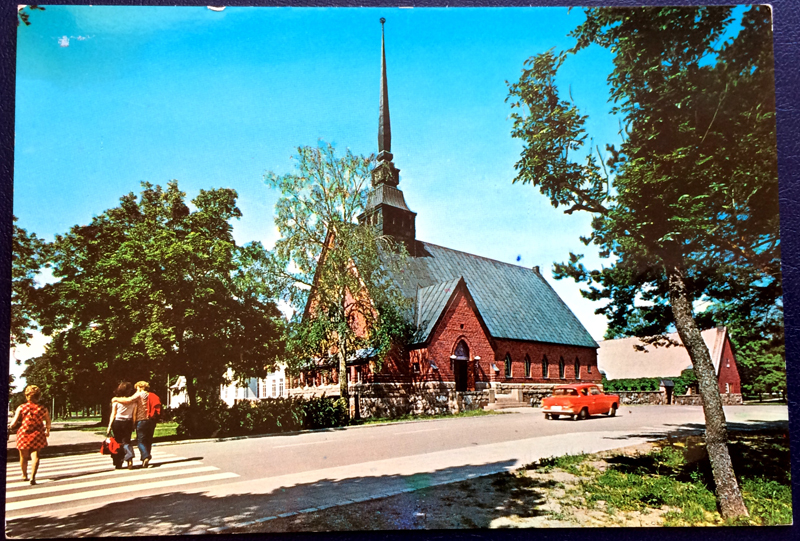 Project Postcard July 1976 Mariehamn Akand Finland front