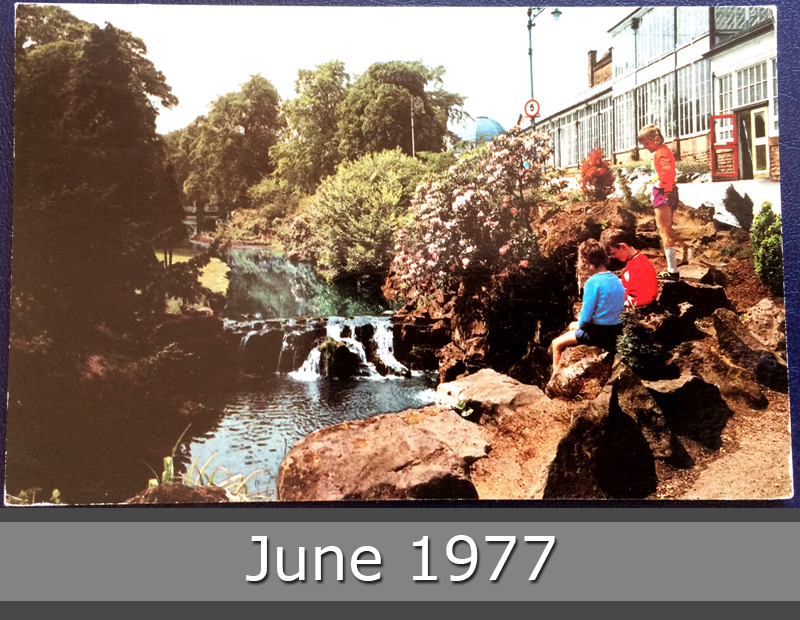 Project Postcard June 1977 Buxton Pavilion Gardens