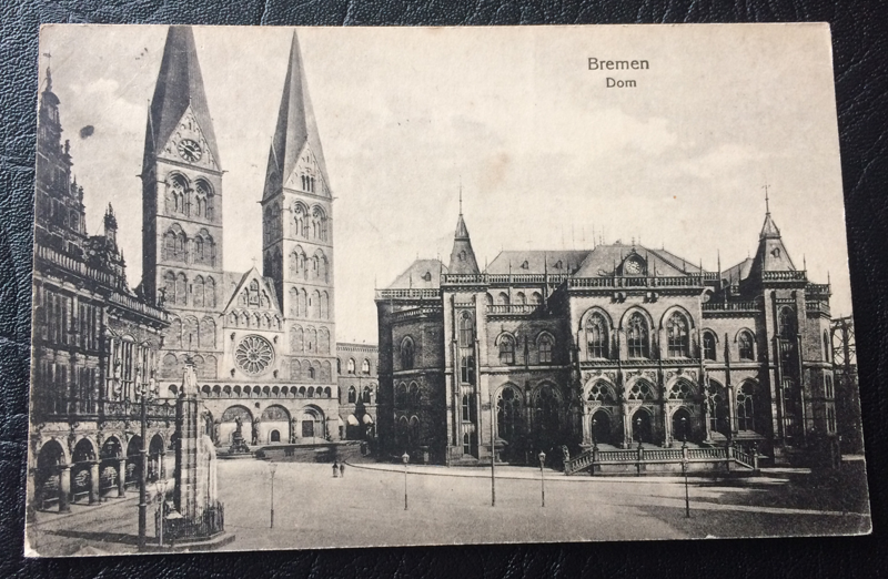 Project Postcard December 1926 Bremen Cathedral