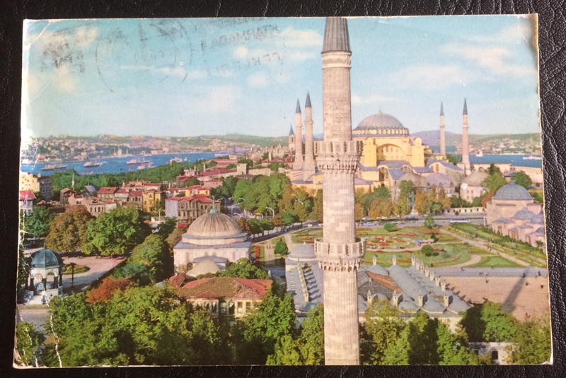 Project Postcard May 1979 Hagia Sophia in Istanbul