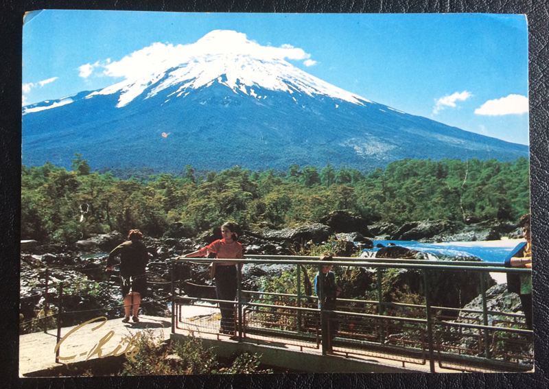 Project Postcard August 1984 Volcano Osorno Chile