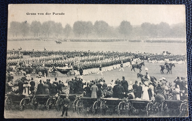 Project Postcard September 1910 Military Parade Germany