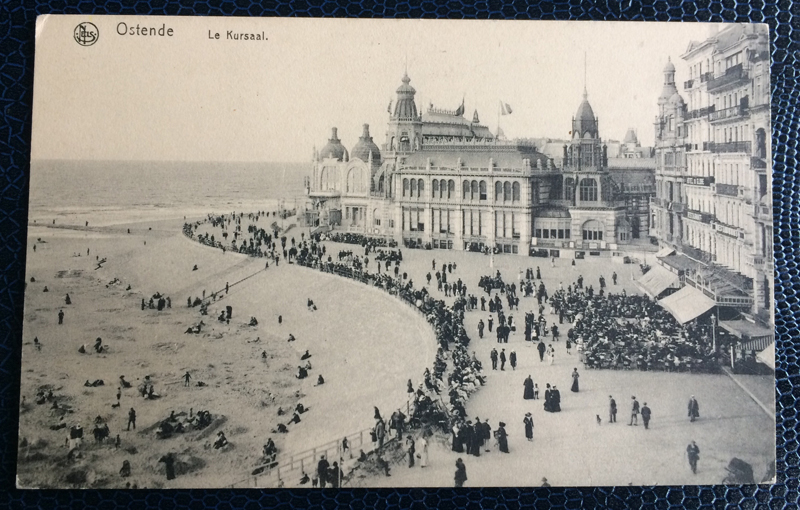 Project Postcard August 1916 Ostende Belgium Feldpost