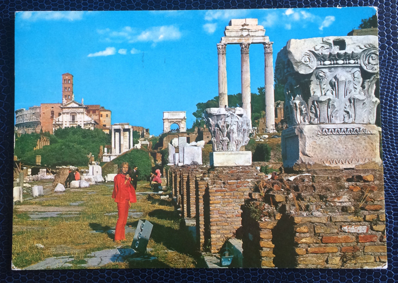 Project Postcard April 1974 Rom Forum Roman