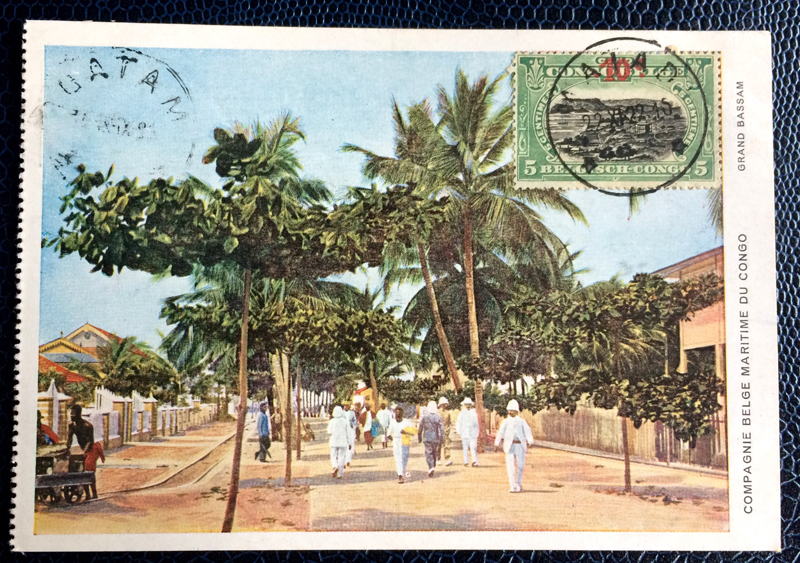 Project Postcard November 1922 Belgian Congo