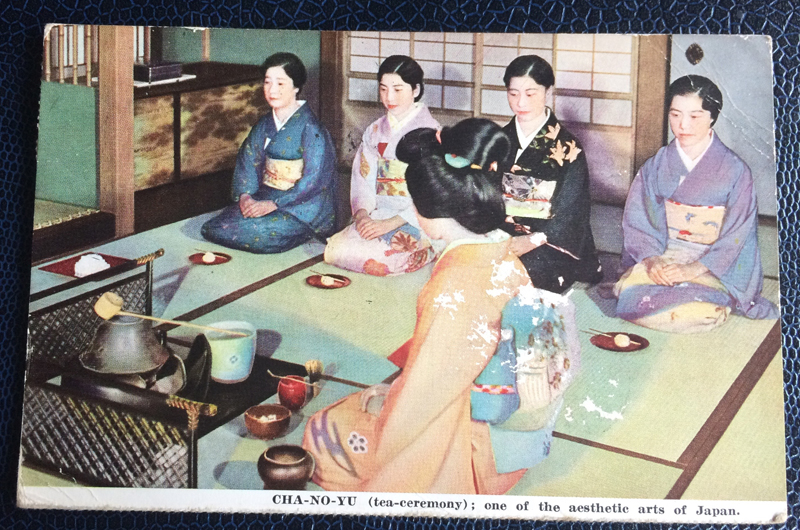 Project Postcard February 1937 tea ceremony Japan