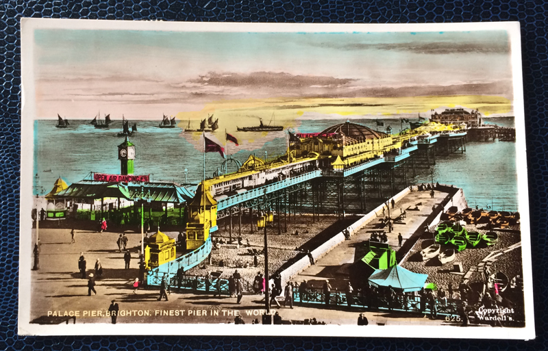 Project Postcard July 1953 Palace Pier Brighton
