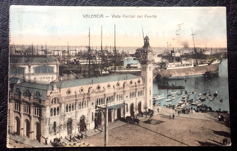 Project Postcard March 1925 Valencia Seaport