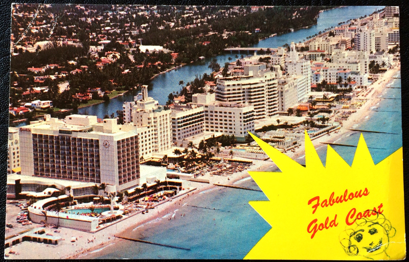 Project Postcard May 1965 Miami Beach ocean front