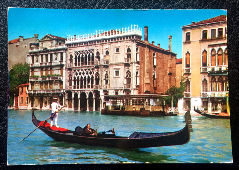 Project Postcard June 1965 The Grand Canal in Venice Italy
