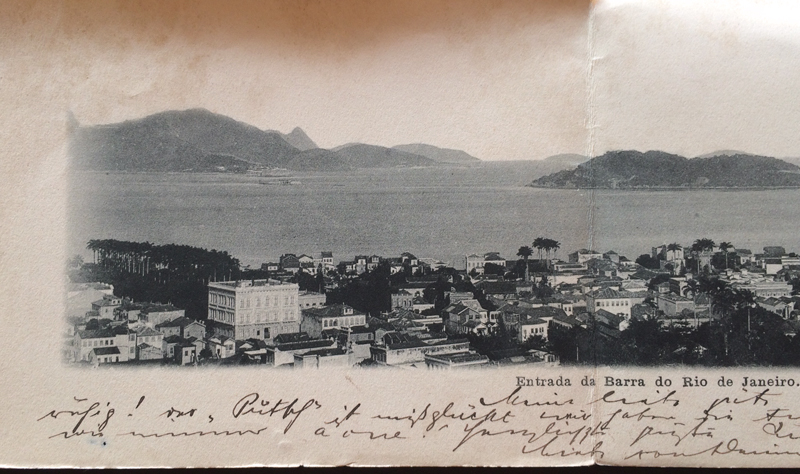 Project Postcard November 1904 Entrada da Barra do Rio de Janeiro