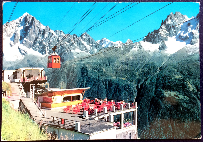 Project Postcard October 1977 Chamonix Mont Blanc front
