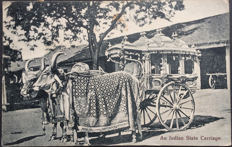 Project Postcard March 1926 - Indian State Carriage