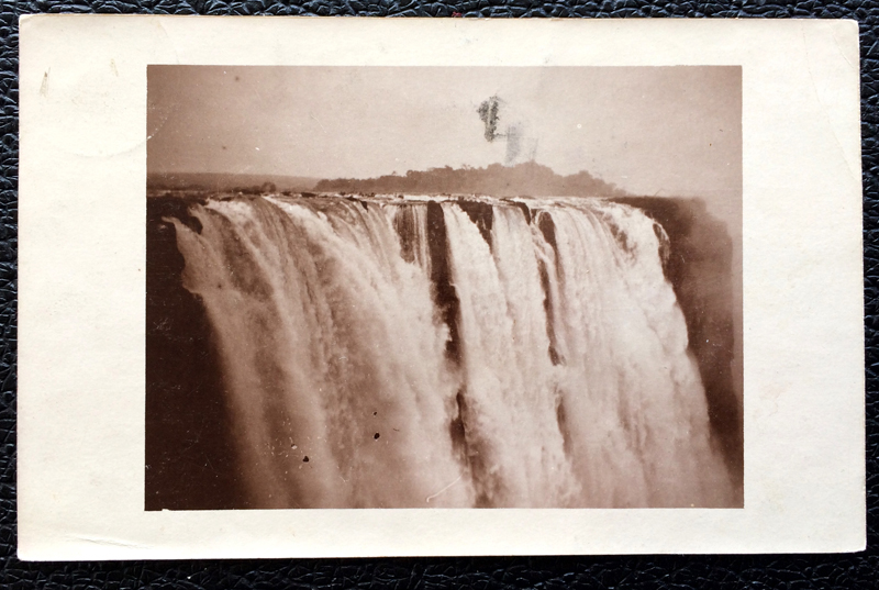 Project Postcard February 1911 - waterfalls Rhodesia