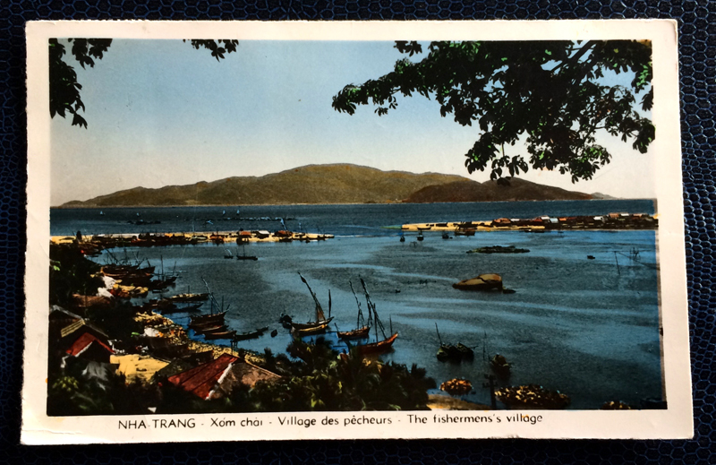 Project Postcard June 1961 - Saigon Vietnam Nha Trang fishermens village