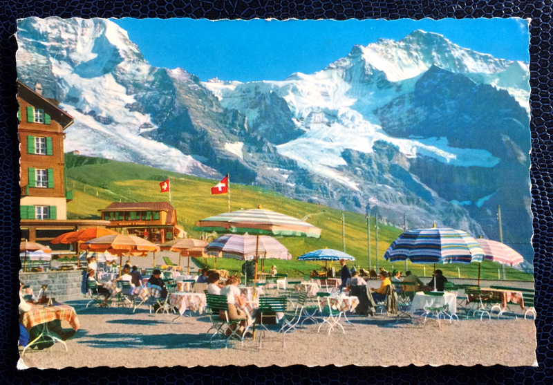 Project Postcard July 1961 - Little Scheidegg in Schwitzerland