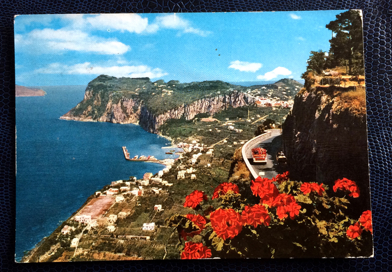 Project Postcard May 1963 - Capri General view Italy