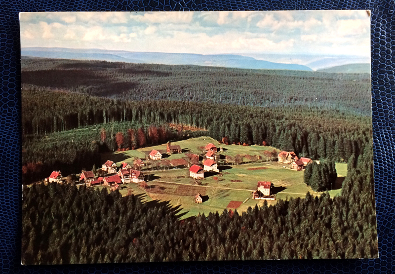 Project Postcard October 1963 - Zwieselberg near Freudenstadt in the alps in Bavaria, Germany